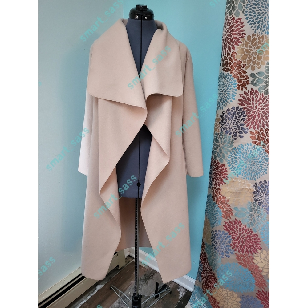 Soft Drape Collar Duster Coat